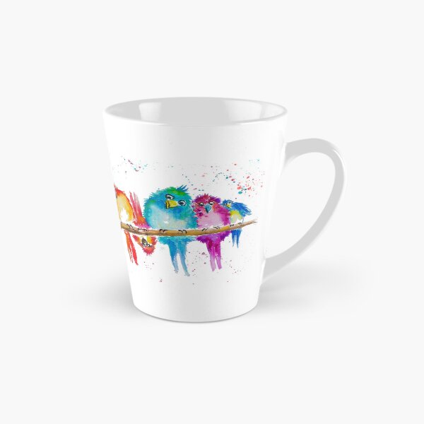 Item preview, Colorful birds 1 oblique 10CP6095 designed and sold by CorneliaPilz.