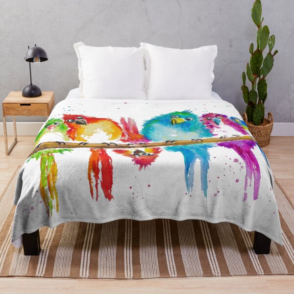 Item preview, Colorful birds 1 oblique 10CP6095 designed and sold by CorneliaPilz.
