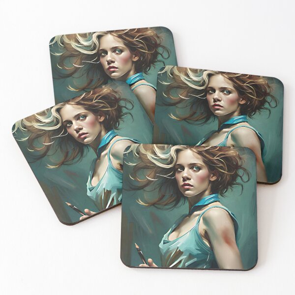 Item preview, Portrait of a woman artist - Academic painting designed and sold by Armajay.