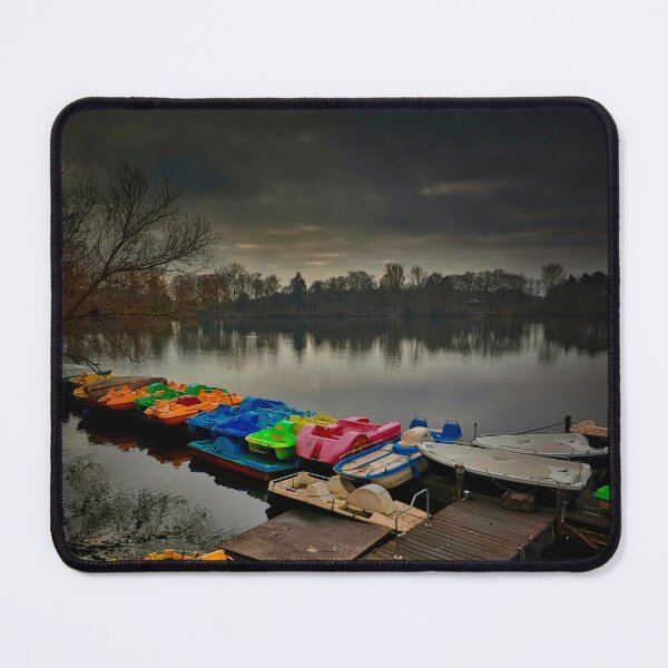 Item preview, Boats at the Six Lakes Plate in Duisburg - Boats at the Six Lakes Plate in Duisburg designed and sold by Ruhrpottpicture.