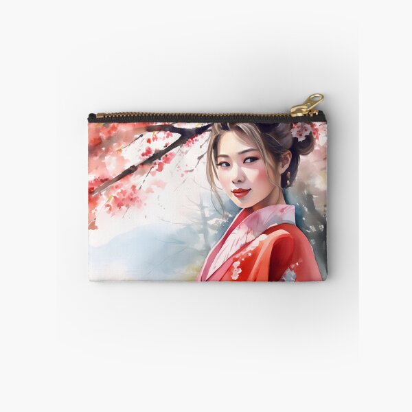 Aperçu de l'œuvre Le kimono rouge créée et vendue par AIArtShopPro.