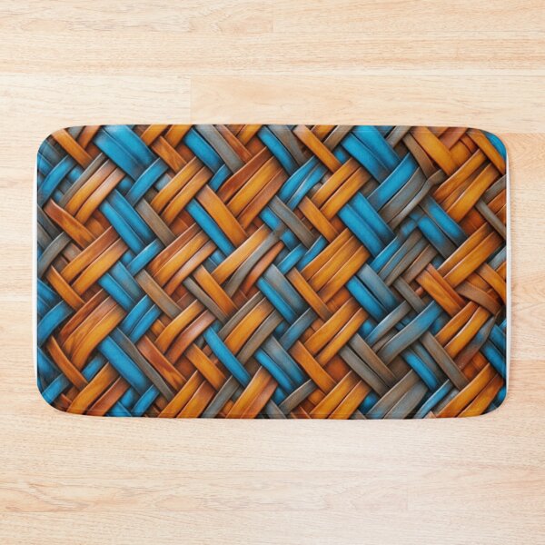 Item preview, Blue and Orange Wicker Pattern designed and sold by UlDesigns.