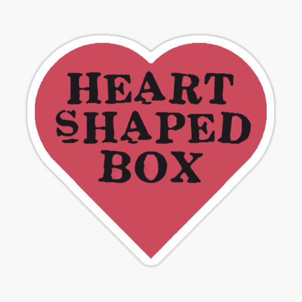 Heart Shaped Box Stickers for Sale