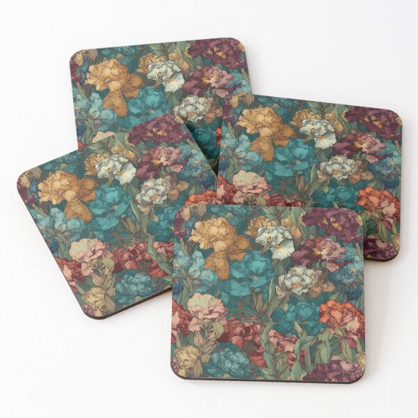 Item preview, Van Gogh Inspired Floral Bliss: Vibrant Flower Pattern  designed and sold by Retroshore.