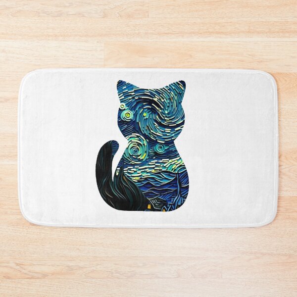 Item preview, gato van gogh designed and sold by Vangoholic.