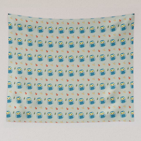 Item preview, Blue Owl pattern designed and sold by little-explorer.
