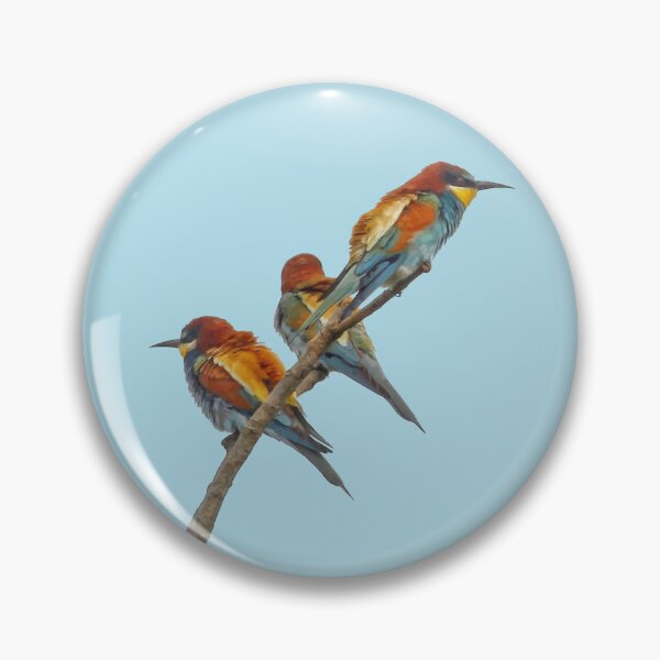Item preview, Three Beautifully Colored European Bee-Eaters designed and sold by taiche.