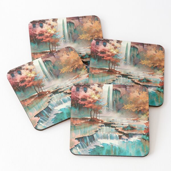 Item preview, Fantastical Waterfall designed and sold by ShroomSquirrel.