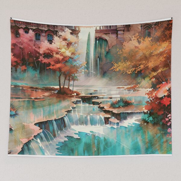 Item preview, Fantastical Waterfall designed and sold by ShroomSquirrel.