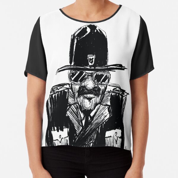 State Trooper Chiffon Top