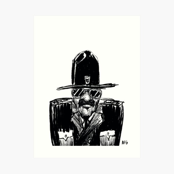 State Trooper Art Print
