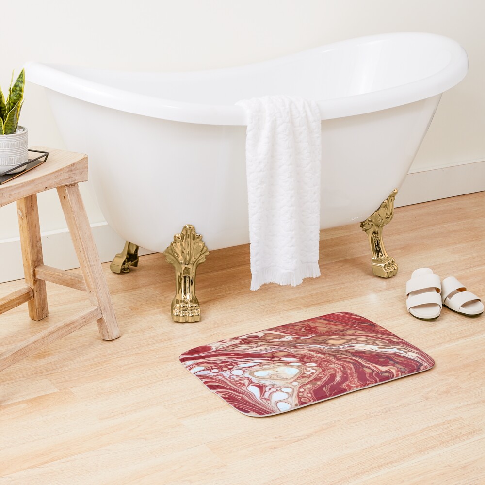 Vista previa del artículo con la obra «Alfombra de baño», diseñado y vendido por IntrepidPanda.