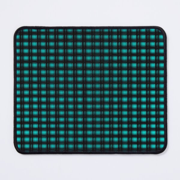 Item preview, Cyan on Black Micro-Squares Glo-fi Color Spiralution designed and sold by Spiralution.