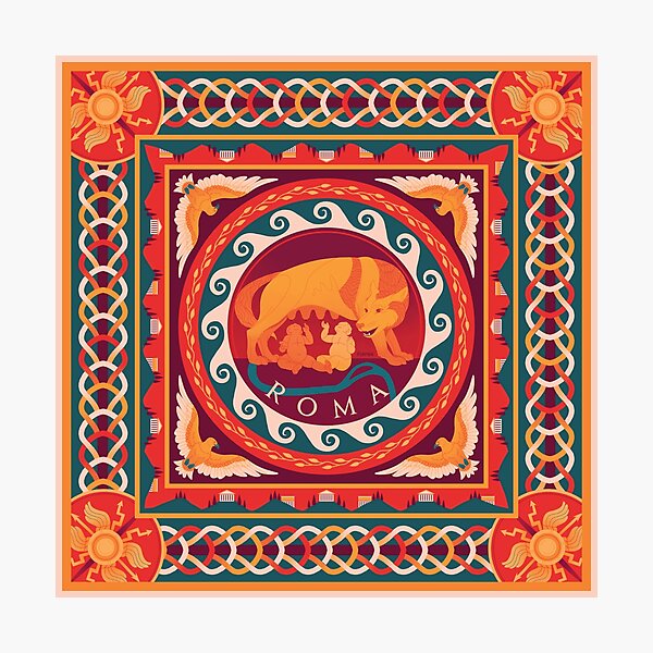 Aperçu de l'œuvre Mosaïque de Rome créée et vendue par flaroh.