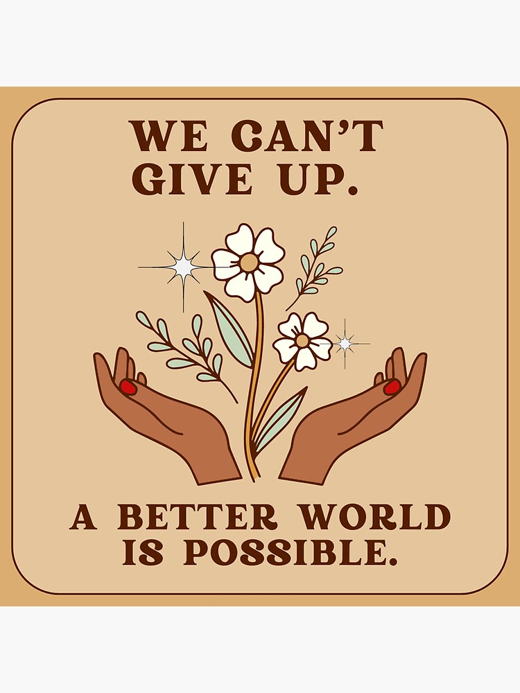Thumbnail 3 of 3, Sticker, We Can't Give Up designed and sold by muchachafanzine.
