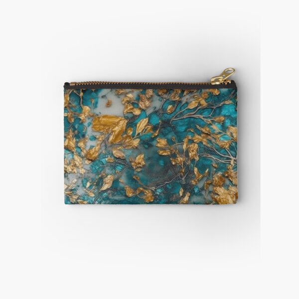 Artikelvorschau, Blue and Gold Acrylic Premium Pattern entworfen und verkauft von IntrepidPanda.