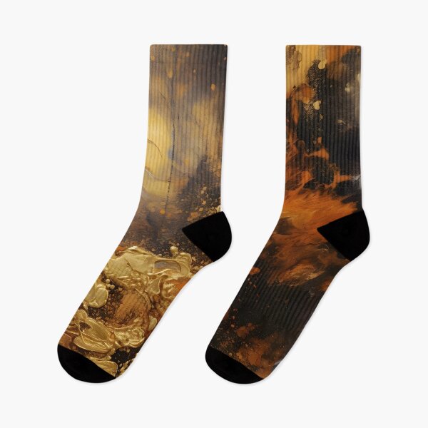 Item preview, Modern wabi-sabi style abstract marble gold leaf painting 28 designed and sold by UnaWu533.