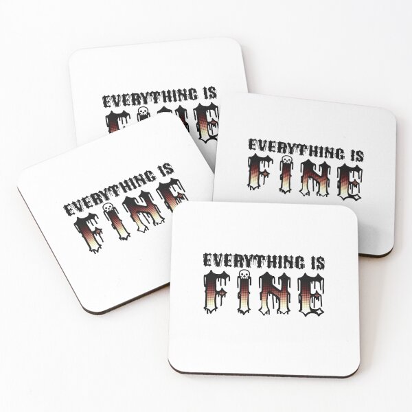 Item preview, Everything is fine - 3 - black designed and sold by N3F1.