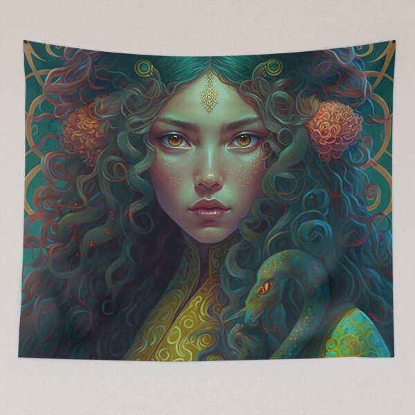 Item preview, Woman Fantasy Art Portrait designed and sold by Juliascutecornr.