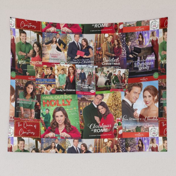 Item preview, Queen of Christmas movies collage designed and sold by hashtaghedgehog.