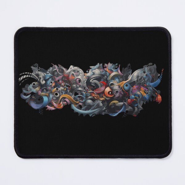 Item preview, Entropic Paradise | Abstract Creature Collage | Vibrant Chaos Ensemble designed and sold by mindexploration.