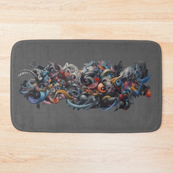 Item preview, Entropic Paradise | Abstract Creature Collage | Vibrant Chaos Ensemble designed and sold by mindexploration.