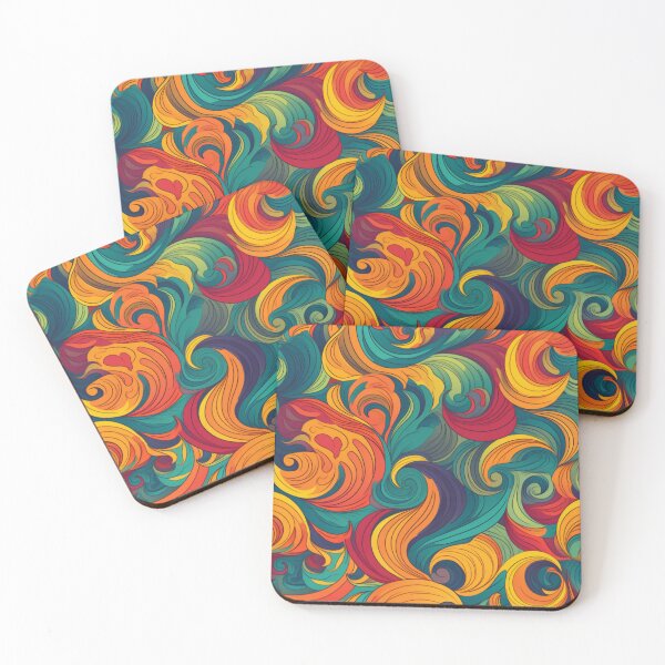 Item preview, Swirly pattern, bright designed and sold by Hilary Thwaites.