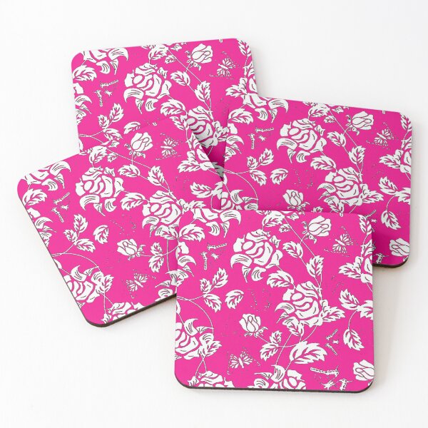 Item preview, Rose pattern on pink designed and sold by AnnabellaRh.