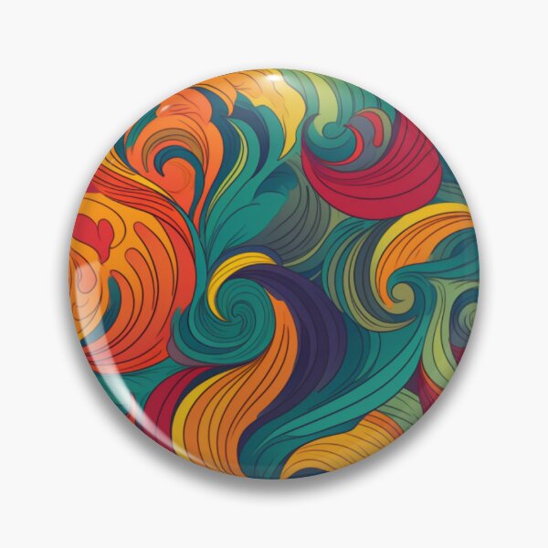 Item preview, Swirly pattern, bright designed and sold by Hilary Thwaites.