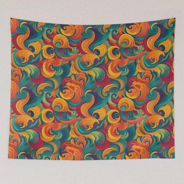Item preview, Patrón Swirly, brillante designed and sold by Hilary Thwaites.