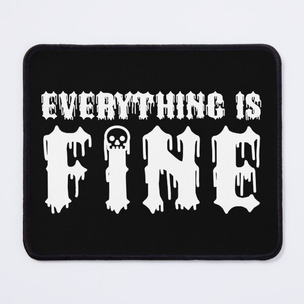 Item preview, Copia de Everything is fine - 6 - white designed and sold by N3F1.