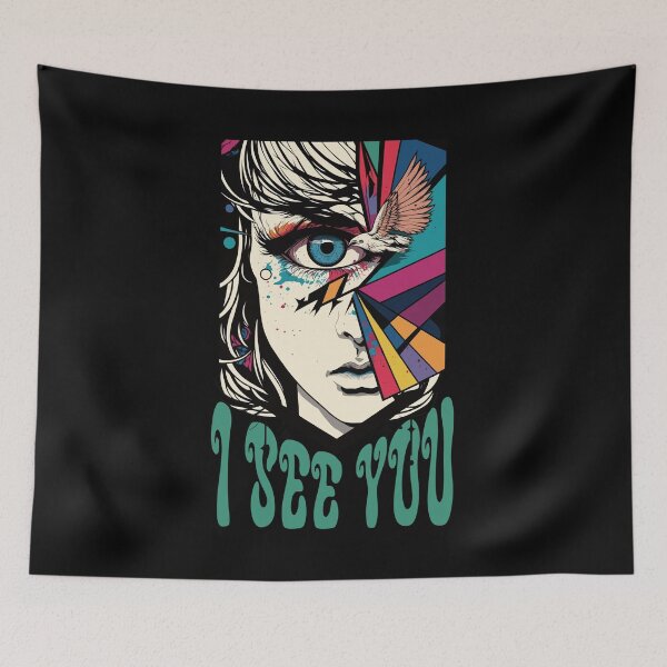 Item preview, I see you! Pop art poster. designed and sold by paulo silveira.