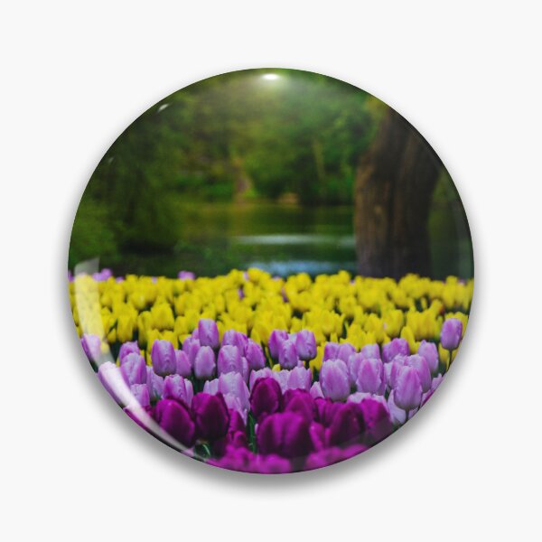 Item preview, Beautiful Purple Tulip Flowers Blooming, Flower Meadow designed and sold by newburyboutique.