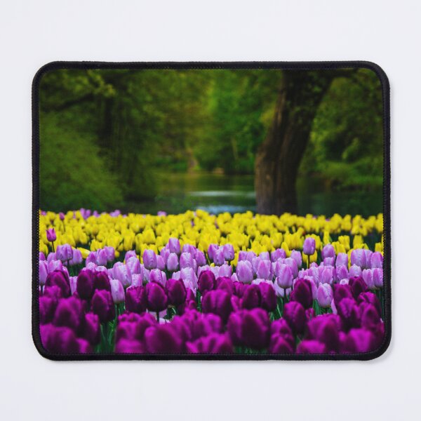 Item preview, Beautiful Purple Tulip Flowers Blooming, Flower Meadow designed and sold by newburyboutique.