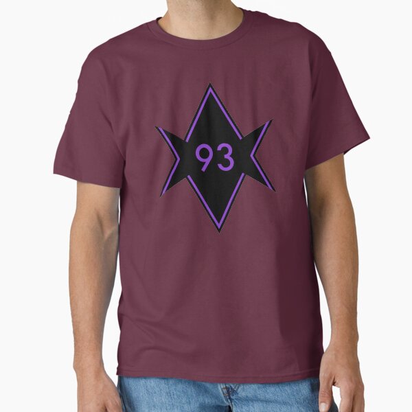 Item preview, 93 Unicursal Hexagram stripe - Purple designed and sold by IAO131.