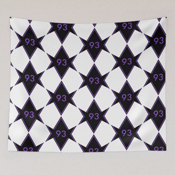 Item preview, 93 Unicursal Hexagram stripe - Purple designed and sold by IAO131.