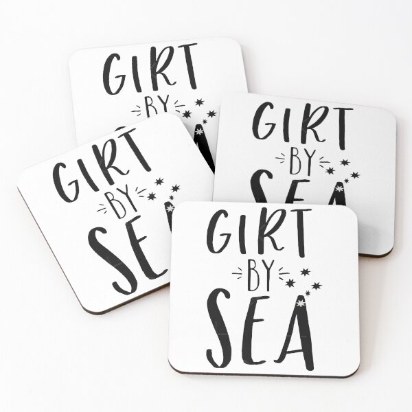 Item preview, GIRT BY SEA (Australian anthem song quote) in black designed and sold by DucFlyTogether.