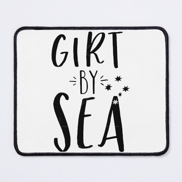 Item preview, GIRT BY SEA (Australian anthem song quote) in black designed and sold by DucFlyTogether.