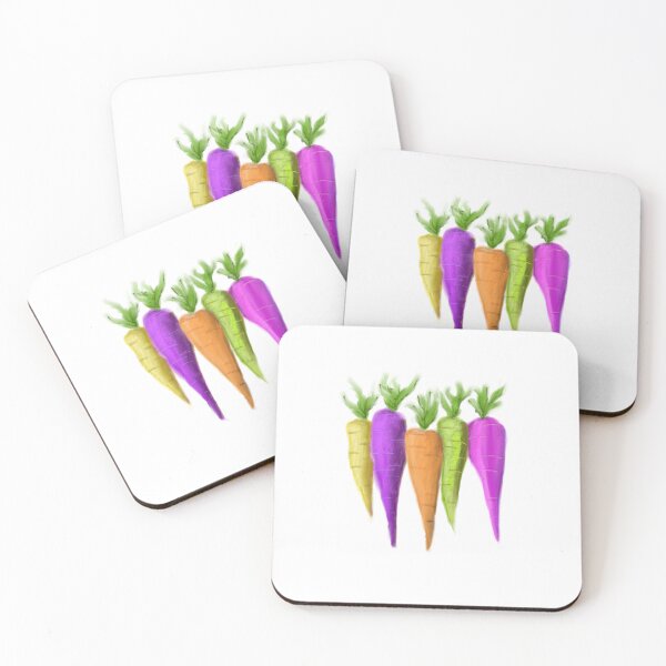Item preview, Fun colourful carrot pattern designed and sold by aditikkumar.