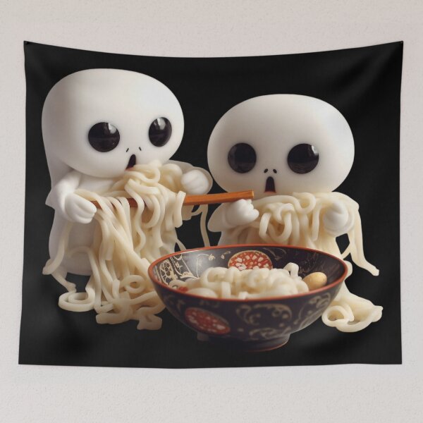 Item preview, Ghost Noodle Friends - Its Ramen Time  designed and sold by TVBArchive.