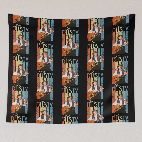 Item preview, Slim dusty with Guitar Music - RIP Legend Fitted designed and sold by DucFlyTogether.