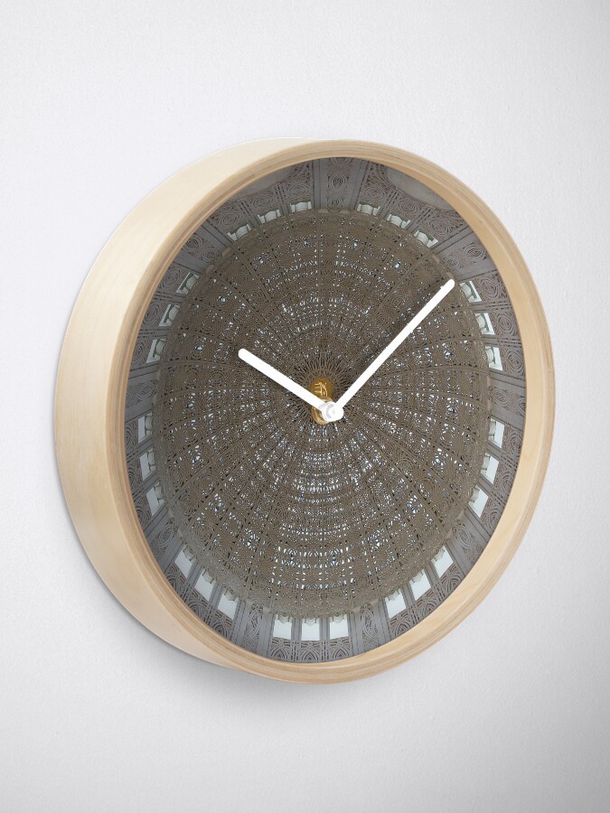 "Baha'i Temple Dome Ceiling" Clock for Sale by Bykowski Redbubble