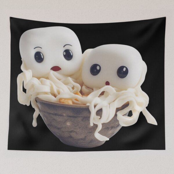Item preview, Noodle Ghost Friends - Its Ramen Time  designed and sold by TVBArchive.