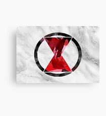 Black Widow- Watercolour Canvas Print