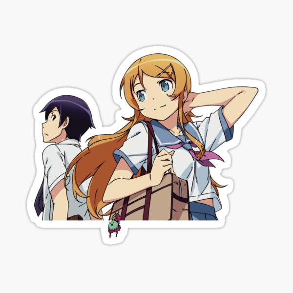 Anime Oreimo Mangaka Light novel Wikipedia, Anime, black Hair, cartoon,  girl png