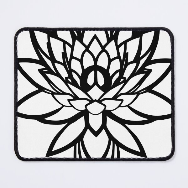 Item preview, Minimalist Lotus Flower Line Art Wall Decor designed and sold by vimpizas.
