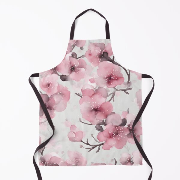 Item preview, Cheerful Watercolor Dark Pink Cherry Blossom Flowers Floral Patterns designed and sold by Wonder Of Light.