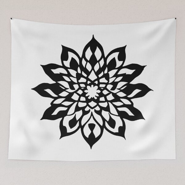 Item preview, Samsara Flower Metal Wall Art designed and sold by vimpizas.