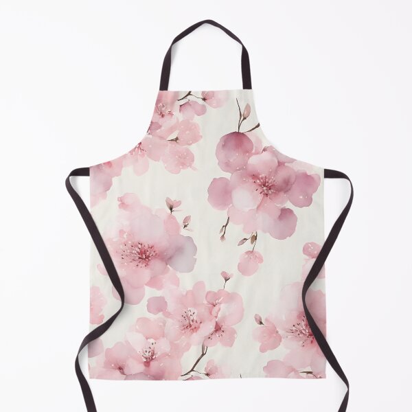 Item preview, Cheerful Watercolor Pink Cherry Blossom Flowers Floral Patterns designed and sold by Wonder Of Light.