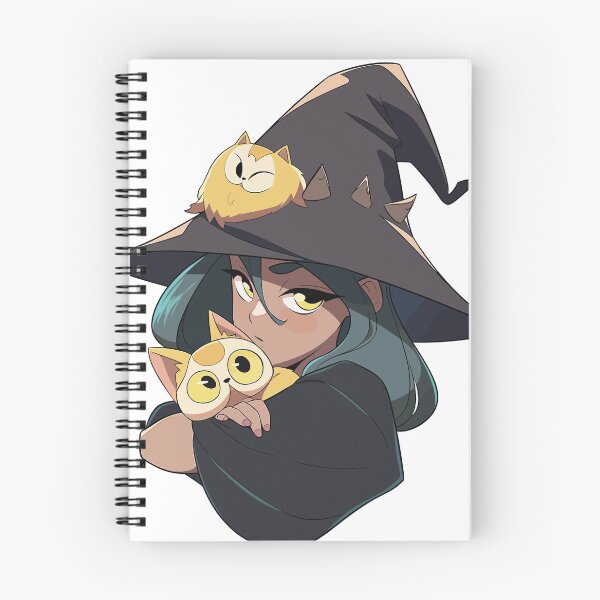 Item preview, Cute witch holding mystical pet designed and sold by EktorStudios.